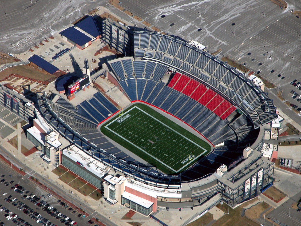 Gillette Stadium on matchday