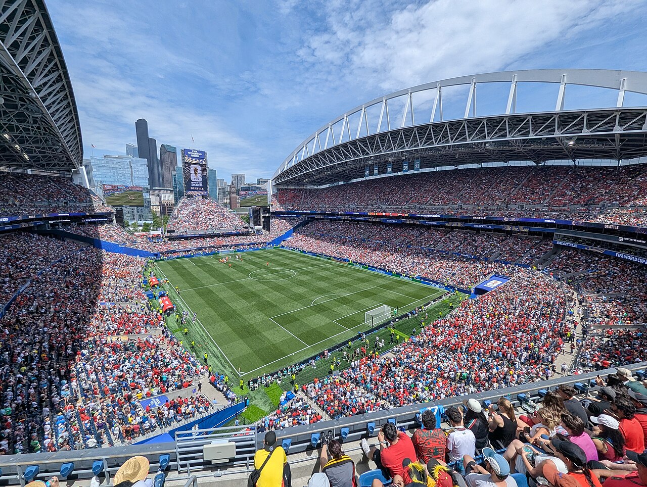 Lumen Field at game day