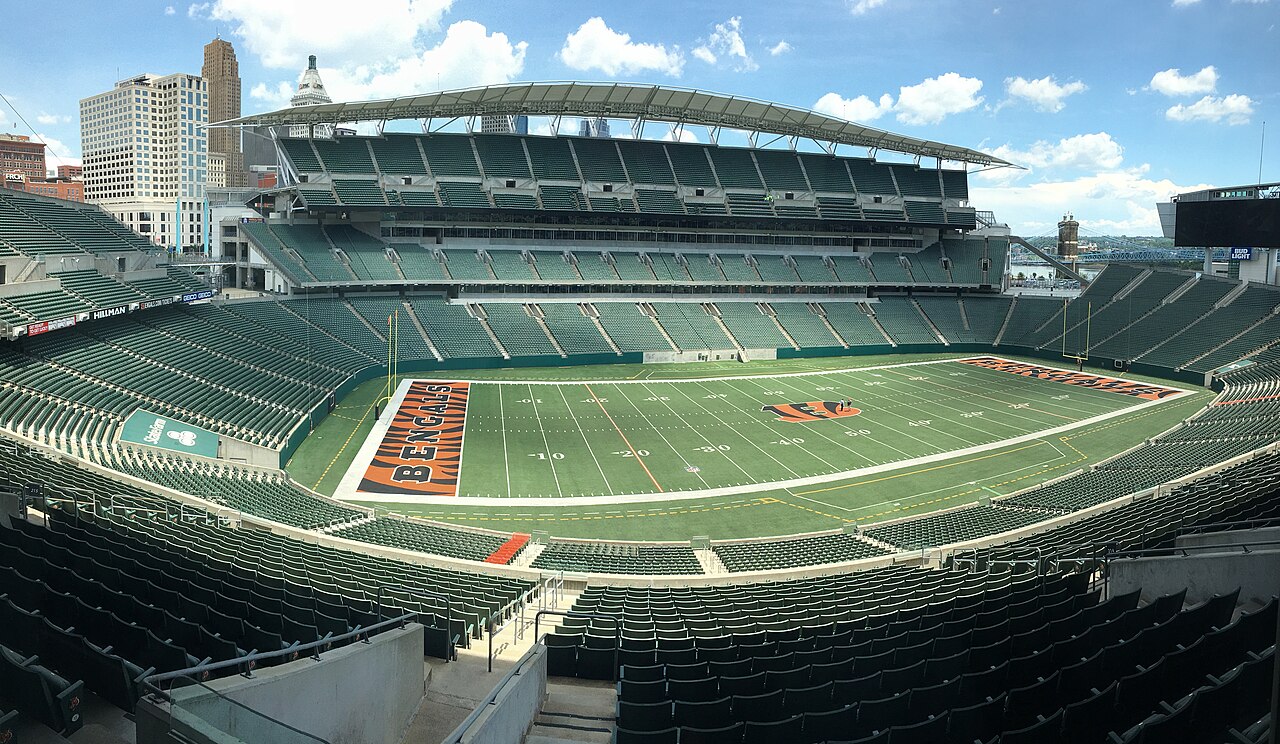 Paycor Stadium at game day
