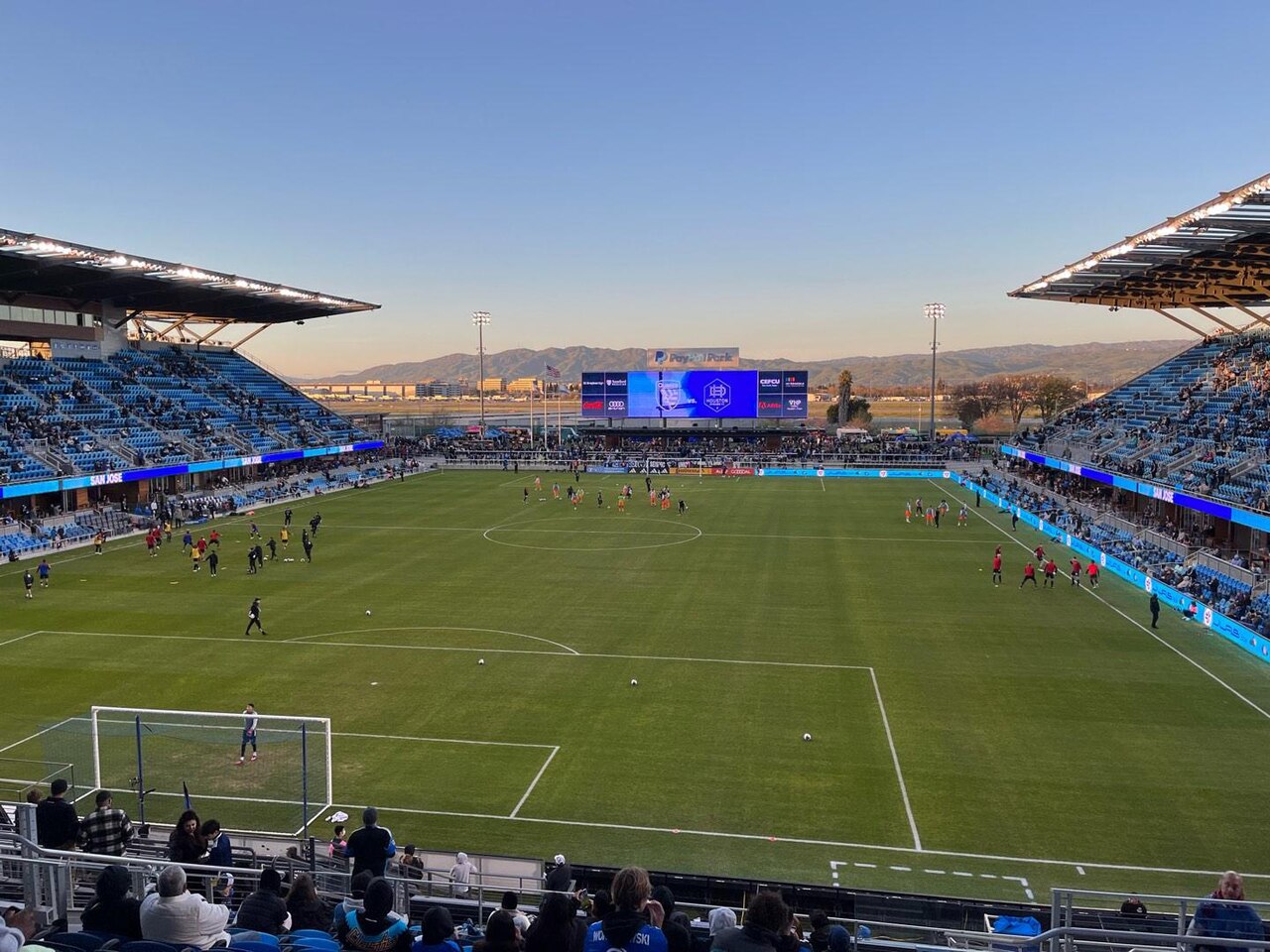 PayPal Park on matchday