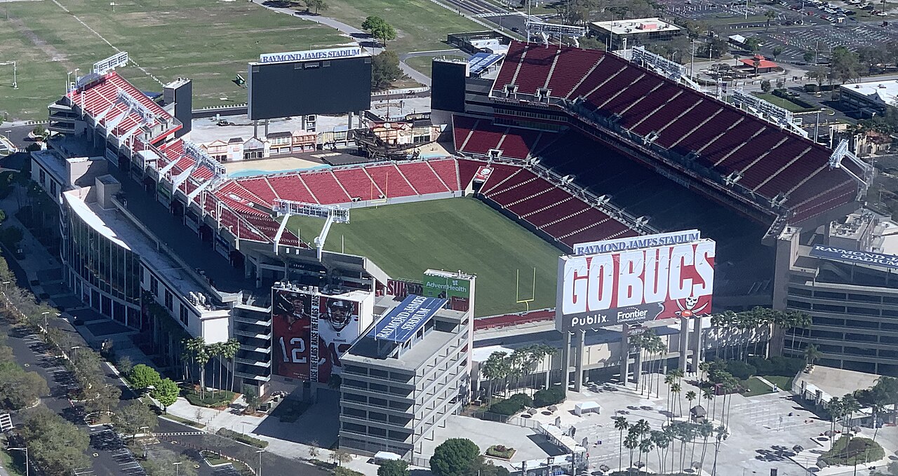 Raymond James Stadium at game day