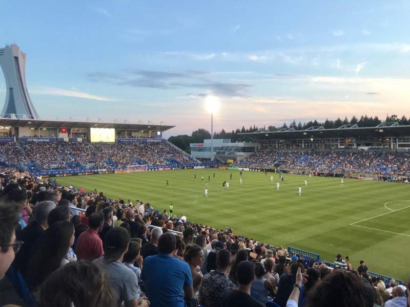 Saputo Stadium on matchday