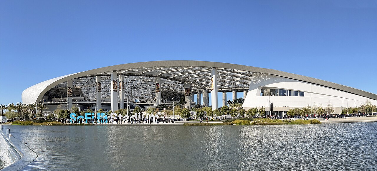 SoFi Stadium at game day