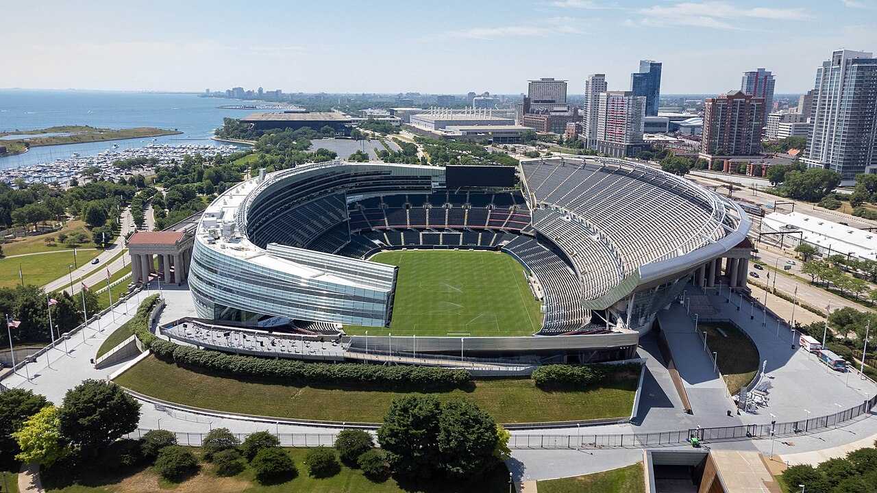 Soldier Field at game day